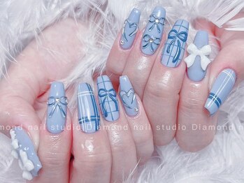 ダイヤモンドネイルスタジオ 横浜店(Diamond Nail Studio)の写真/やりたかったデザインが叶う!!圧倒的センスで満足度◎毎日見る指先だからこそワクワクするネイルを★