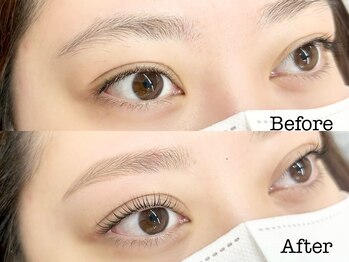 エサージュ 横浜店/眉毛WAX+眉カラー+まつぱ