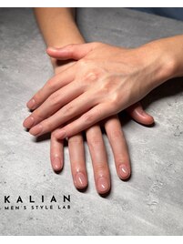 【メンズネイル】ワンカラー