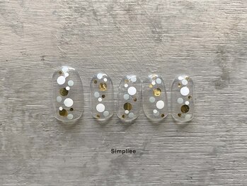 シンプリー ワン 渋谷店(Simpliee ONE)/【ハンド】塗りかけニュアンス