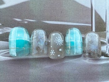 ココロ 新橋(kokoro)/1月ネイルデザイン☆華やか