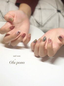 ネイルルーム オルポノ(Olupono)/上品ニュアンスネイル