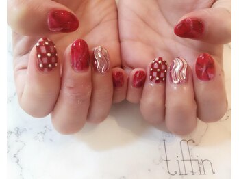 ネイルサロン ティフィン(tiffin)/女の子らしいMIXネイル