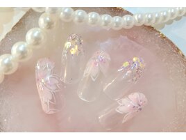 桜ネイル￥7480