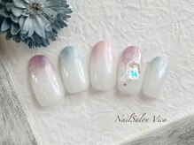 ヴィカ(Vica)/ふんわりかき氷風ネイル♪
