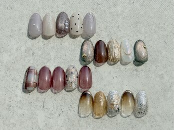 ミライ 福津店(mirai)の写真/季節に合わせたニュアンスデザインからシンプルデザインまでご用意中★なりたい指先を叶えて気分もUP！