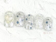 ネイルメゾン 池袋店(NAIL MAISON)/ミラーラメハート¥10550