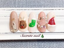 スエルテ ネイルサロン 北千住店/クリスマス1本アート2 &nbsp;¥500~