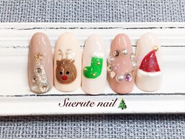 クリスマス1本アート2  ¥500~