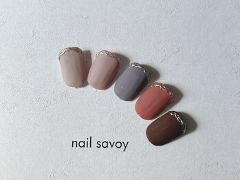 ネイル サヴォイ 本厚木店/リバースフレンチネイル8800円