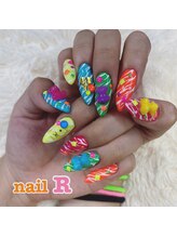 ネイルアール(nail R)/ゼブラもポップで☆☆☆