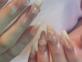 グラデうるうるラメ