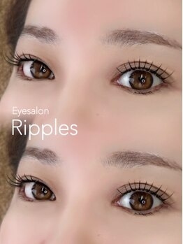 リプルス(Ripples)の写真/お客様一人一人の好みに合わせた豊富なデザイン提案可能です♪【パリジェンヌ/カール/メーテル取扱い】