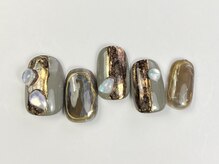 クレモアネイル 池袋西口店(CLEMORE NAIL)/インク×シェルネイル