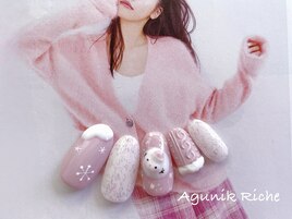 【溶けだるまネイル】