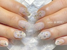 サロン ド メルシー(Salon de MERCI)/ホワイトnail☆