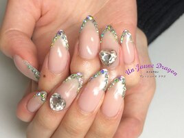 【ロングネイル】キラキラネイル