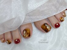 シマー(Shimmer)/フットべっ甲ネイル