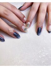 ウロネイルズ(ulo nails)/星空フレンチネイルデザイン