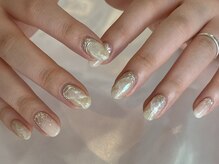 シャルム(charme)/大理石ミントカラーネイル