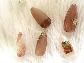 シンプルニュアンスネイル