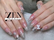 ゼン ネイル デザイン 池袋(ZEN NAIL DESIGN)/* 長 さだしやり放題×つけ放題