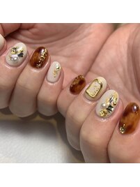 ～べっ甲ネイル～
