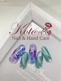 花/マグネット/くすみカラー