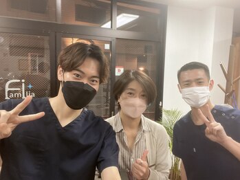 ファミリア整体院/美脚整体のお客様と!