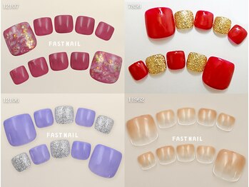 ファストネイル ららぽーと横浜店/フット定額 ¥7580 ◆ シンプル