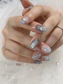 キラうるブルーネイル