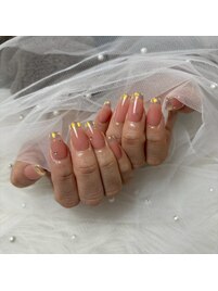 高槻フットネイル/足ネイル夏