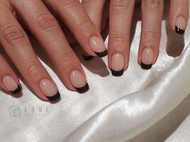 【パラジェル】黒フレンチ