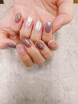 ネイルサロンファストネイルプラス 新宿店(FAST NAIL PLUS)/春ネイル2023【シェル】