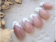 ミルクネイル(MILK NAIL)/クロスフレンチ〈新規7500円〉