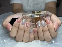 ケイズネイル 八王子(K's Nail Salon)/2色　ラメとワンカラー