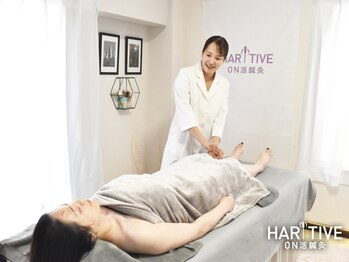 ハリティブ(HARITIVE)の写真/女性鍼灸師による完全個室の女性専用サロン＊辛い首肩こり/頭痛など鍼灸で改善◎エイジングケアには美容鍼