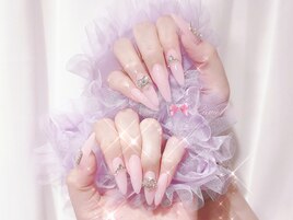 チップ長さだし/ワンカラー/夏