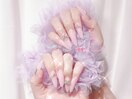 チップ長さだし/ワンカラー/夏
