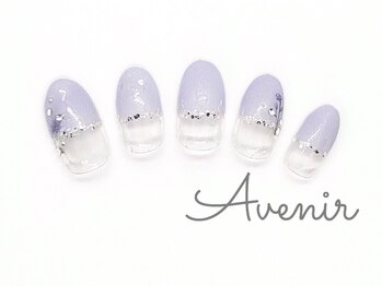 アヴィニール 表参道(Avenir)/ラベンダー　ネイル