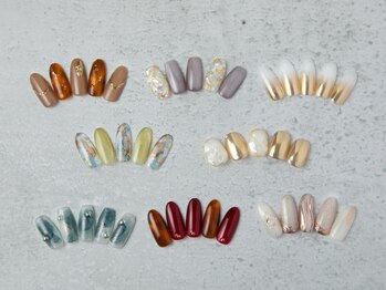 ポテネイル(pote.nail)の写真/仕上がりの満足度◎選べる定額デザインでお得にネイルを楽しめる！カラーも種類豊富にご用意☆