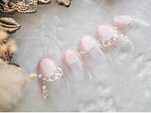 ミルクネイル(MILK NAIL)/淡押し花〈新規7500円〉