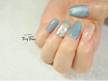 タイニーツリー(Tiny Tree)/夏色ミラーボールネイル