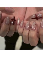 ネイルクイーン(Nail Queen)/クリスマスハートホロ¥7900♪