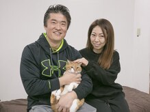 くろねこ整体院の雰囲気（愛猫が多数在籍/猫アレルギーの方は事前にお問合せください。）