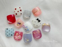 ネイルサロン ヴィクシア(Nail Salon VIXIA)/フット親指アート7500円