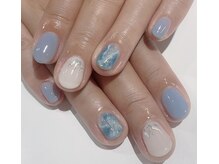 カラン 焼津店(CALIN)/綺麗め大理石ネイル