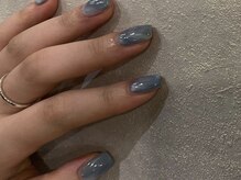 アイネイルズ 天神今泉店(I-nails)/【yuka.t】ブルーニュアンス
