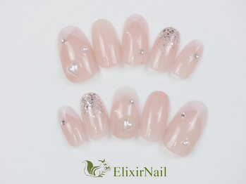 エリクサーネイル 神田(Elixir Nail)/シンプル/クーポン使用