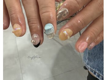 ネイルサロン ティフィン(tiffin)/~個性派夏ネイル~